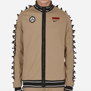 Nike X Acronym Knit Khaki Full Mens Zip Track Jacket CU0469-247 Medium $300.00